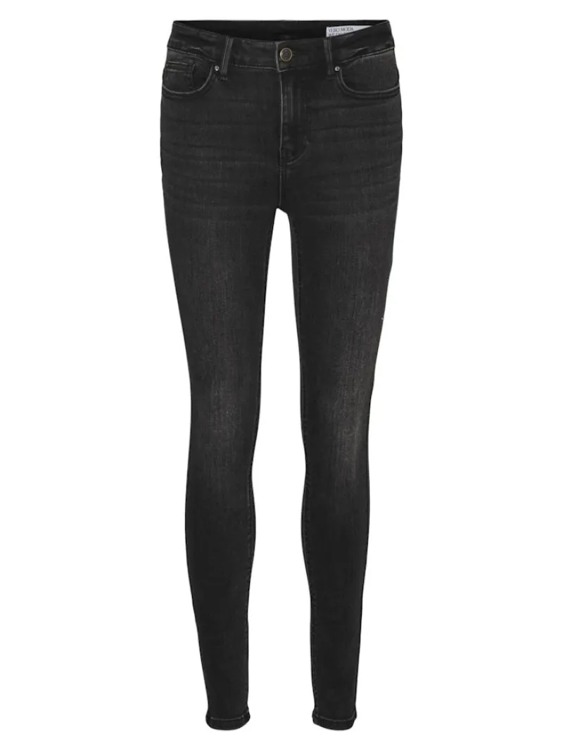 Vero Moda Jeans*VMFLASH MR SKINNY JEANS LI111 GA NOOS Black Denim
