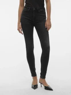 Vero Moda Jeans*VMFLASH MR SKINNY JEANS LI111 GA NOOS Black Denim