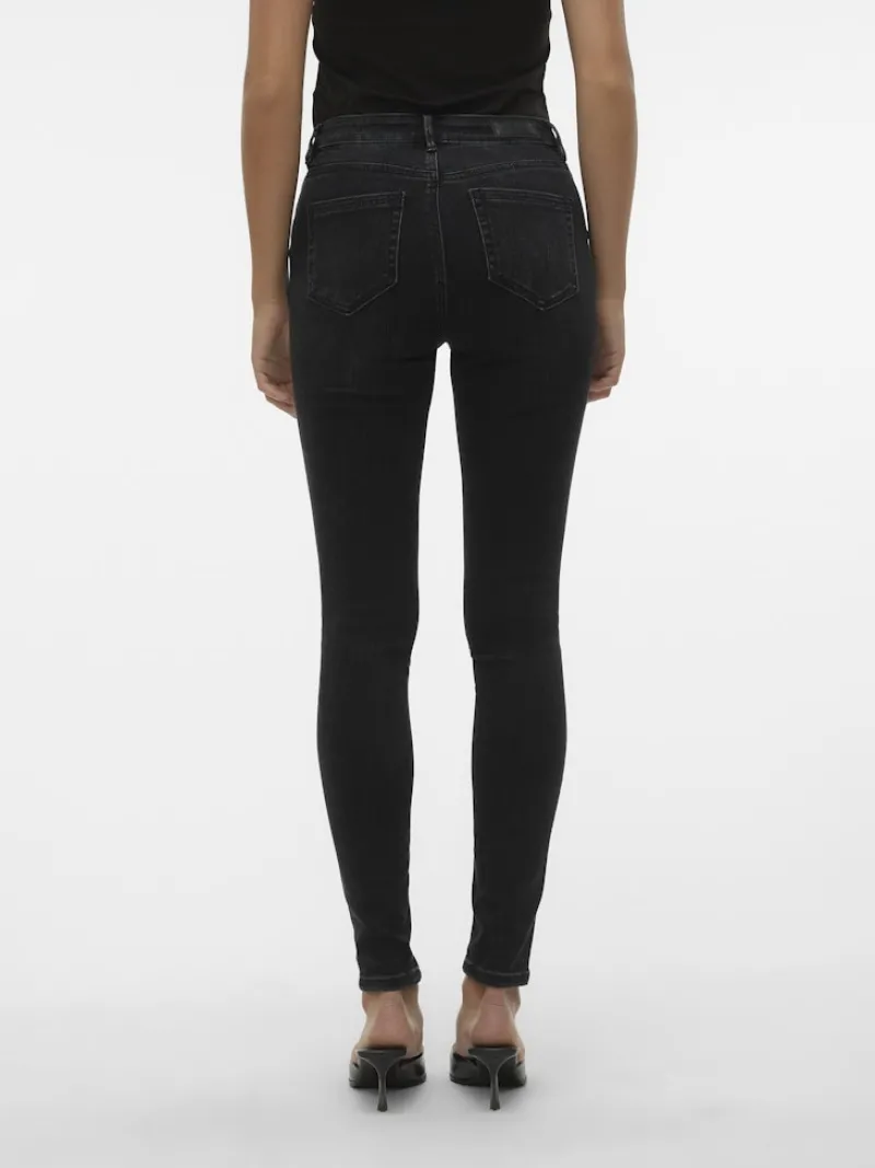 Vero Moda Jeans*VMFLASH MR SKINNY JEANS LI111 GA NOOS Black Denim