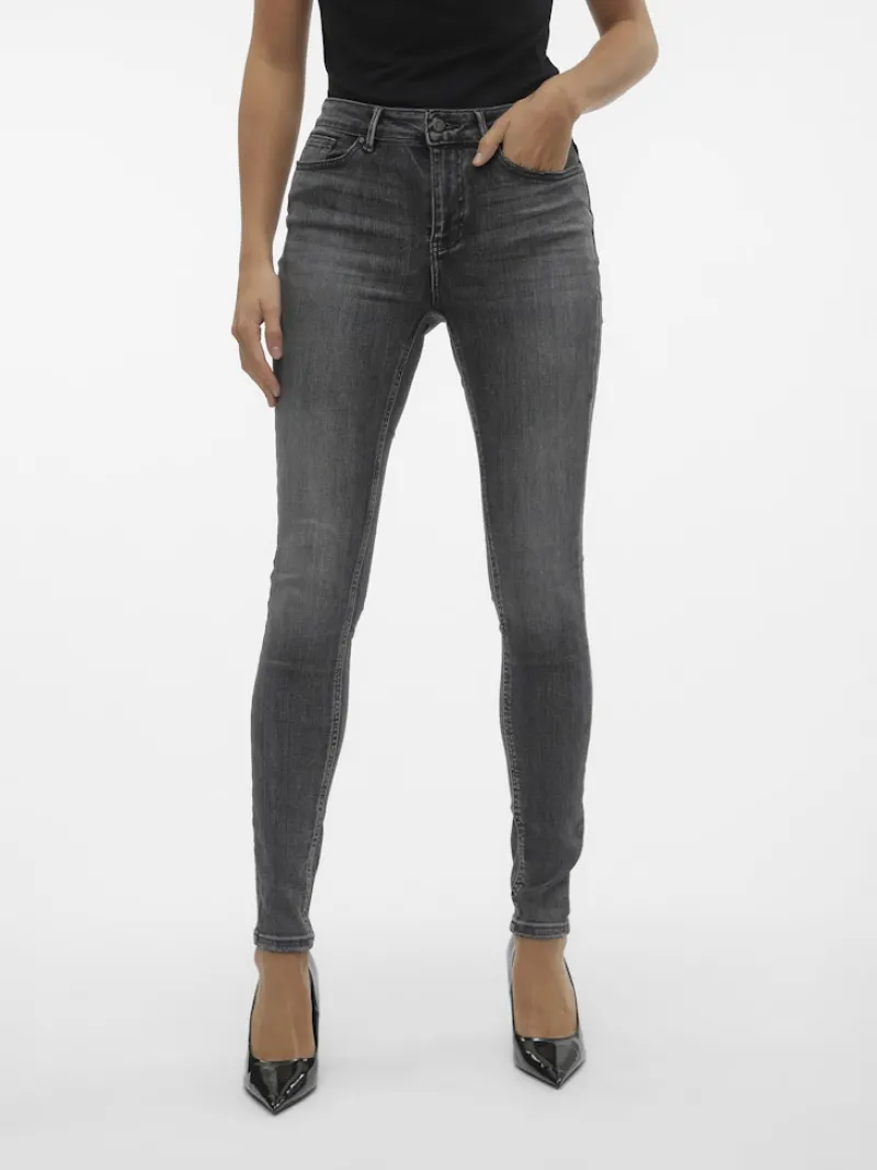 Vero Moda Jeans*VMFLASH MR SKINNY JEANS LI213 GA NOOS Medium Grey Denim