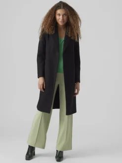 Vero Moda Jacken*VMFORTUNEAYA LONG COAT GA NOOS Black