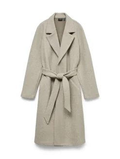 Vero Moda Jacken*VMFORTUNEAYA LONG COAT GA NOOS Silver Mink