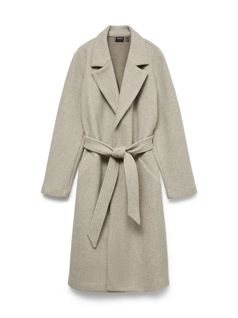Vero Moda Jacken*VMFORTUNEAYA LONG COAT GA NOOS Silver Mink