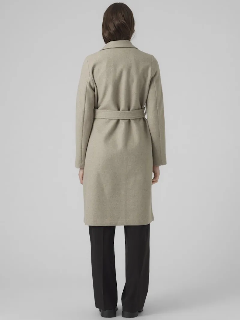 Vero Moda Jacken*VMFORTUNEAYA LONG COAT GA NOOS Silver Mink