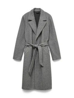 Vero Moda Jacken*VMFORTUNEAYA LONG COAT GA NOOS Medium Grey Melange