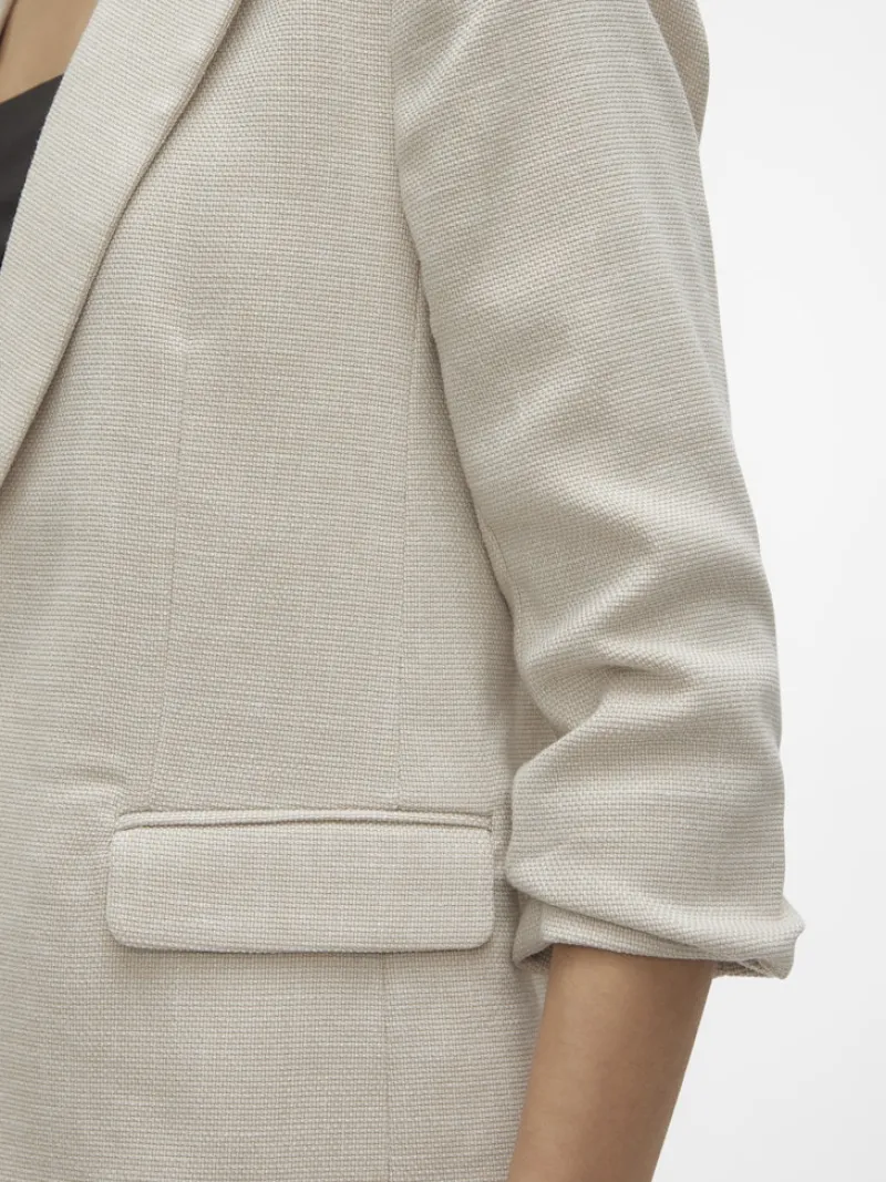 Vero Moda Jacken*VMFRIDA 3/4 REGULAR BLAZER NOOS oatmeal