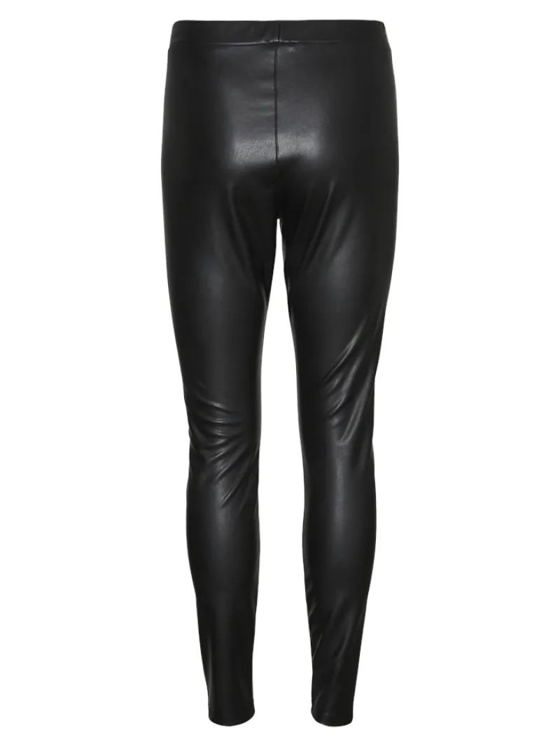 Vero Moda Hosen*VMGANA MW PL LEGGING NOOS Black