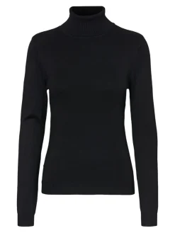 Vero Moda Pullover & Sweatshirts*VMGLORY LS ROLLNECK BLOUSE GA NOOS Black