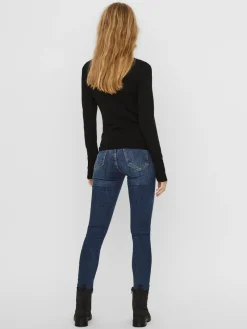 Vero Moda Pullover & Sweatshirts*VMGLORY LS ROLLNECK BLOUSE GA NOOS Black