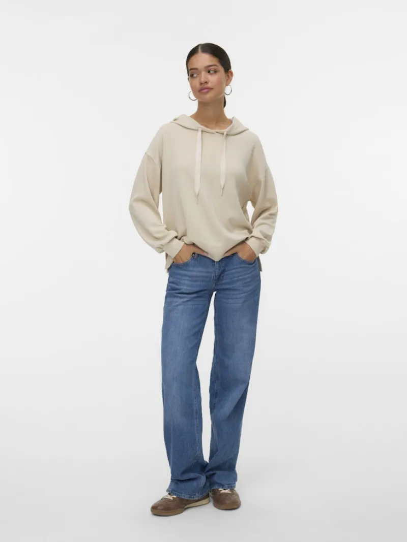 Vero Moda Pullover & Sweatshirts*VMHALI LS HOODIE JRS GA BOO pumice stone