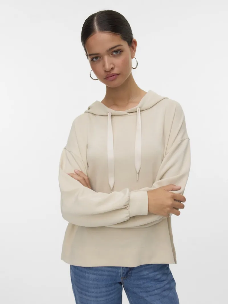 Vero Moda Pullover & Sweatshirts*VMHALI LS HOODIE JRS GA BOO pumice stone