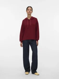 Vero Moda Pullover & Sweatshirts*VMHALI LS HOODIE JRS GA BOO syrah