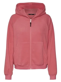 Vero Moda Pullover & Sweatshirts*VMILSA LS ZIP HOODIE JRS BF hot pink