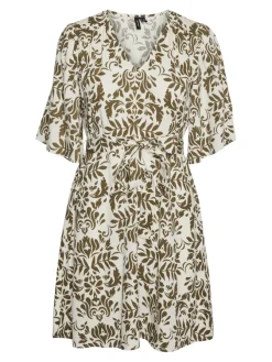 Vero Moda Kleider*VMIMMA 2/4 SHORT DRESS WVN BTQ Capers