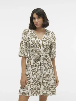 Vero Moda Kleider*VMIMMA 2/4 SHORT DRESS WVN BTQ Capers