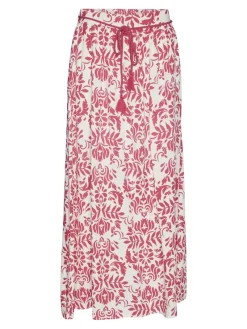 Vero Moda Röcke*VMIMMA HW LONG SKIRT WVN BTQ Raspberry Sorbet