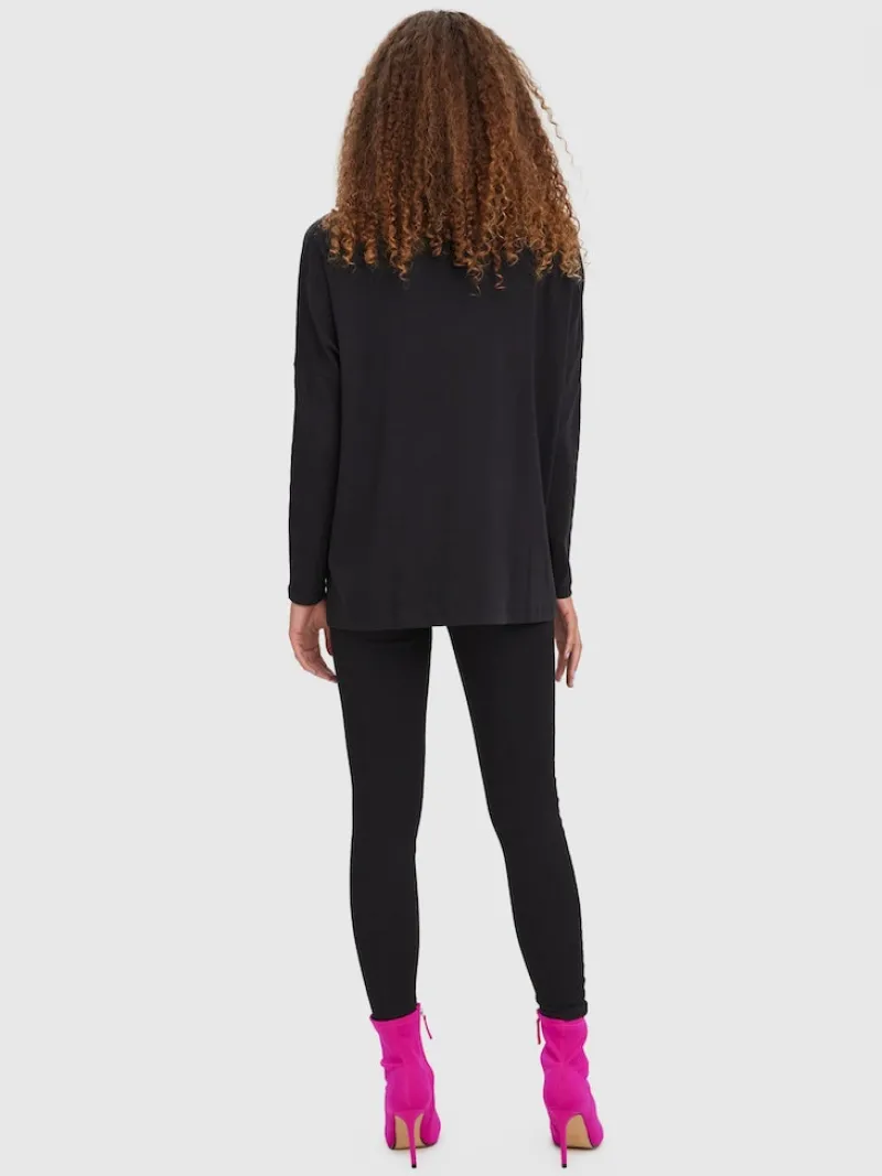 Vero Moda Shirts*VMIRIS LS OVERSIZE TEE NOOS Black