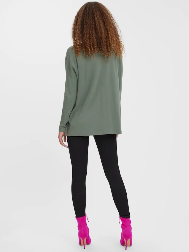 Vero Moda Shirts*VMIRIS LS OVERSIZE TEE NOOS Laurel Wreath