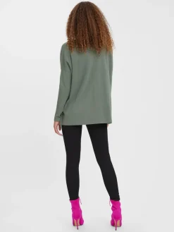 Vero Moda Shirts*VMIRIS LS OVERSIZE TEE NOOS Laurel Wreath