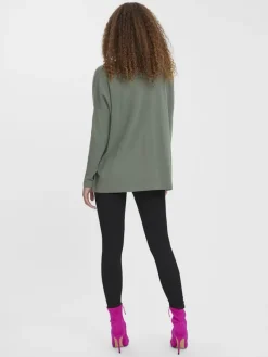 Vero Moda Shirts*VMIRIS LS OVERSIZE TEE NOOS Laurel Wreath