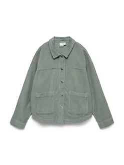 Vero Moda Jacken*VMJAMIE LS CORDUROY SHACKET MIX NOOS lily pad