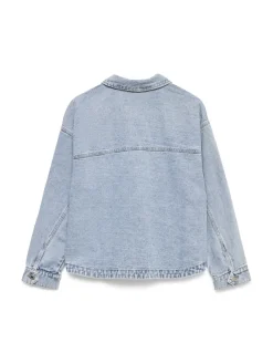 Vero Moda Jacken*VMJAMIE LS DENIM SHACKET MIX GA NOOS Light Blue Denim