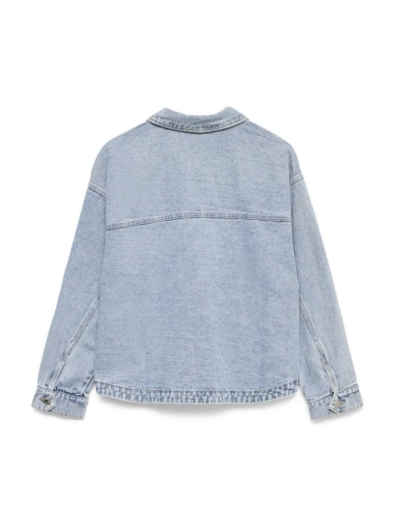 Vero Moda Jacken*VMJAMIE LS DENIM SHACKET MIX GA NOOS Light Blue Denim