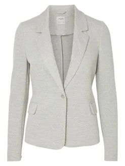 Vero Moda Jacken*VMJULIA LS BLAZER JRS NOOS hellgrau2