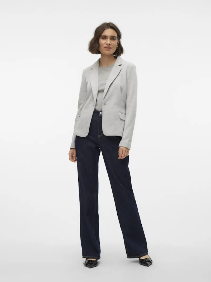 Vero Moda Jacken*VMJULIA LS BLAZER JRS NOOS hellgrau2