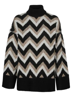 Vero Moda Pullover & Sweatshirts*VMKALINA LS HIGHNECK LONG PULLOVER GA black1