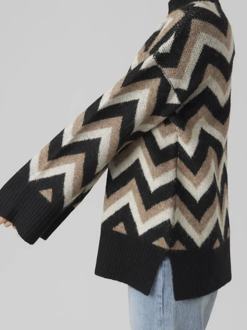 Vero Moda Pullover & Sweatshirts*VMKALINA LS HIGHNECK LONG PULLOVER GA black1