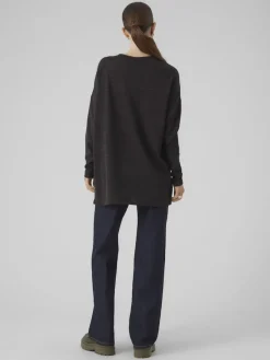 Vero Moda Shirts*VMKATIE LS LONG TOP JRS NOOS Black
