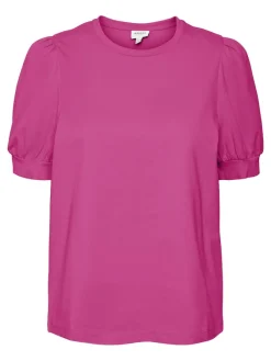 Vero Moda Shirts*VMKERRY 2/4 O-NECK TOP VMA JRS NOOS pink yarrow
