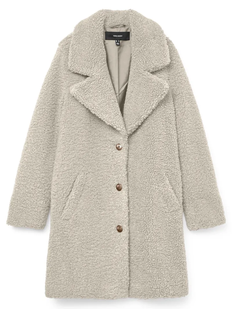 Vero Moda Jacken*VMKYLIE TEDDY COAT GA BOO oatmeal