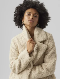 Vero Moda Jacken*VMKYLIE TEDDY COAT GA BOO oatmeal