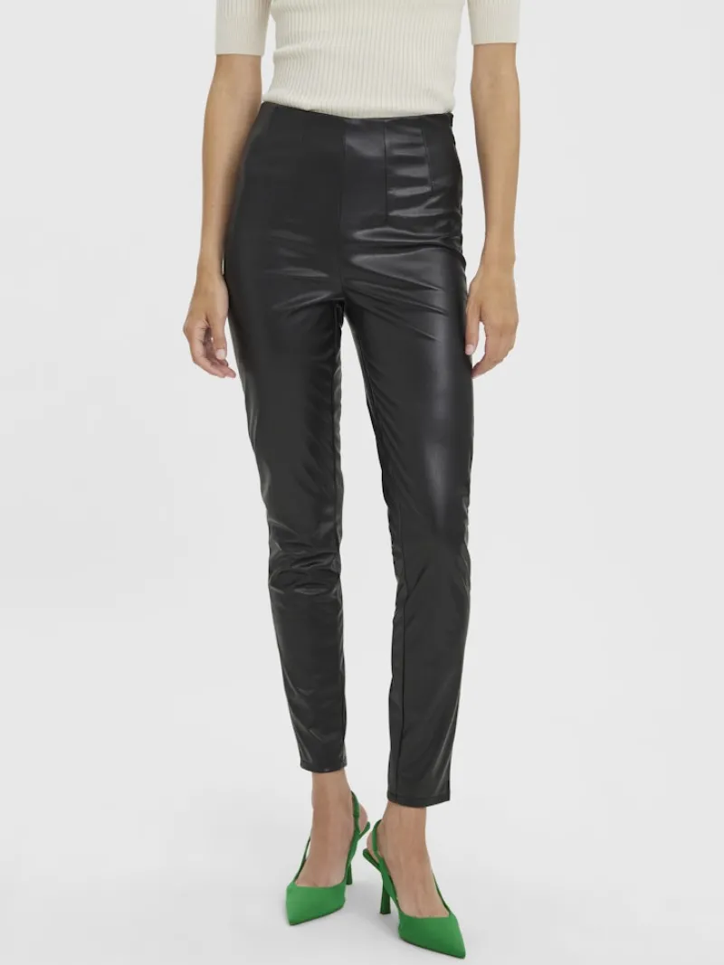 Vero Moda Hosen*VMLANA HR PL SLIM PANT Black