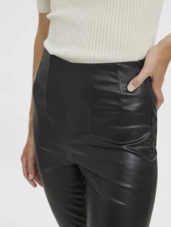 Vero Moda Hosen*VMLANA HR PL SLIM PANT Black