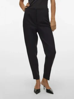 Vero Moda Hosen*VMLINA HW TAPERED PANT NOOS Black