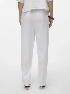 Vero Moda Hosen*VMLINN HW PANTS WVN NOOS Snow White