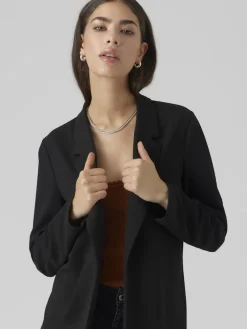 Vero Moda Jacken*VMLIVA LS LONG BLAZER Black