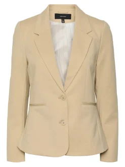 Vero Moda Jacken*VMLUCCA LS SLIM JERSEY BLAZER NOOS irish cream