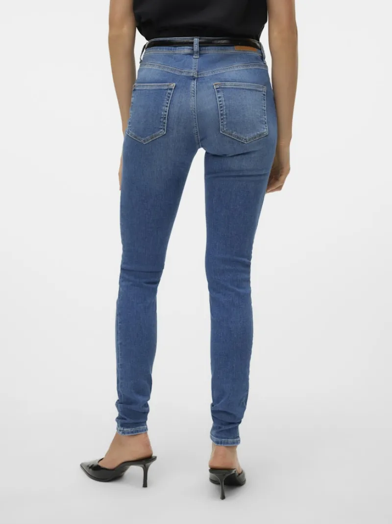 Vero Moda Jeans*VMLUX MR SLIM JEANS RI310 NOOS Medium Blue Denim