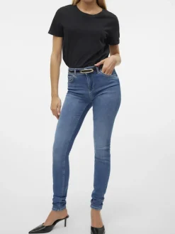 Vero Moda Jeans*VMLUX MR SLIM JEANS RI310 NOOS Medium Blue Denim