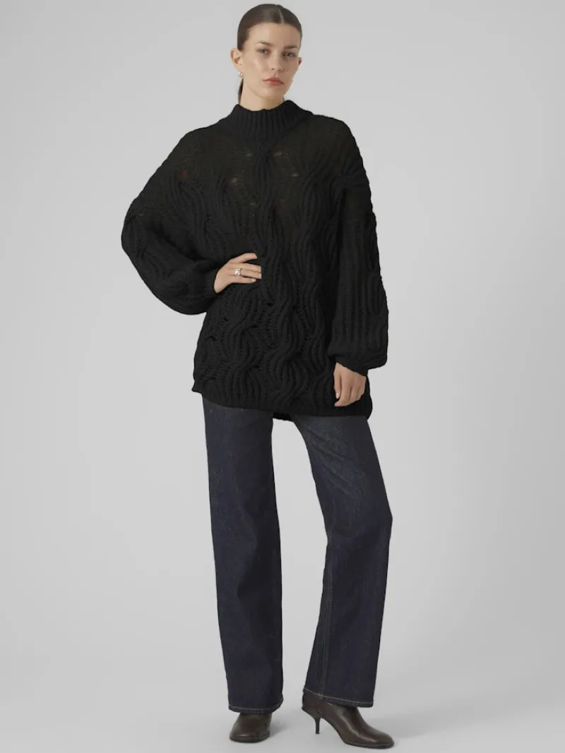 Vero Moda Pullover & Sweatshirts*VMMADDY LS HIGHNECK PULLOVER GA Black