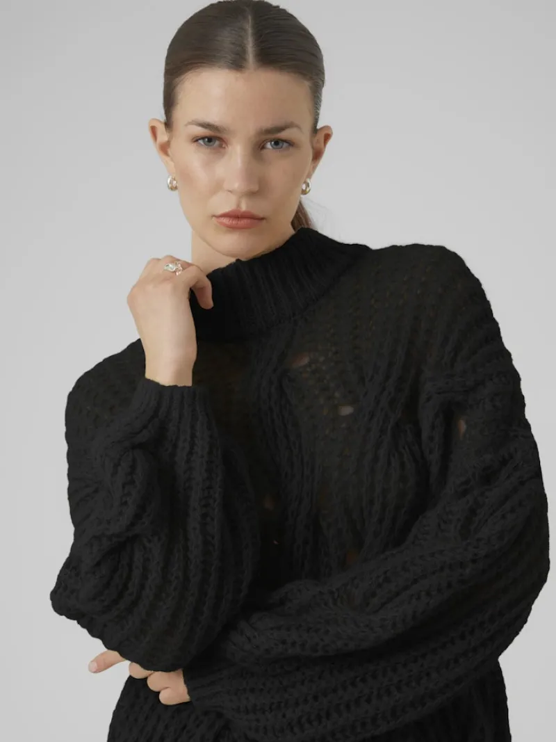 Vero Moda Pullover & Sweatshirts*VMMADDY LS HIGHNECK PULLOVER GA Black