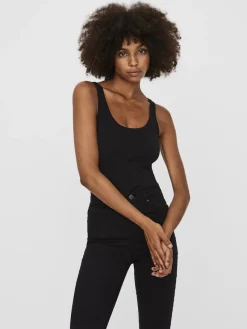 Vero Moda Shirts*VMMAXI MY SOFT LONG TANK TOP NOOS Black