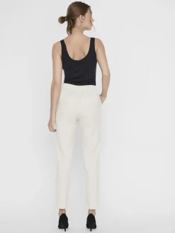 Vero Moda Hosen*VMMAYA MW LOOSE SOLID PANT NOOS hellgrau1