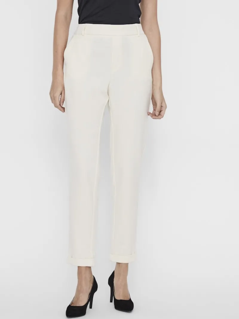 Vero Moda Hosen*VMMAYA MW LOOSE SOLID PANT NOOS hellgrau1