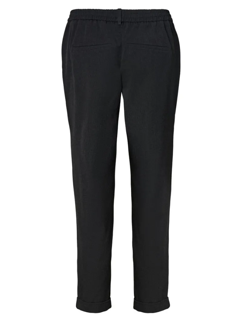 Vero Moda Hosen*VMMAYA MW LOOSE SOLID PANT NOOS Dark Grey Melange