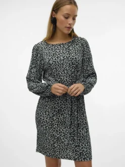 Vero Moda Kleider*VMMERVE LS SHORT DRESS JRS BOO Chinois Green